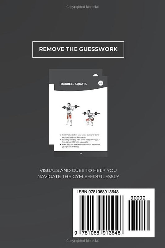 Strength Training Exercises - Cheat Sheet Book: A Gym Pocket Guide with Exercise illustrations & Step-By-Step Instructions | 4" x 6" - My Store