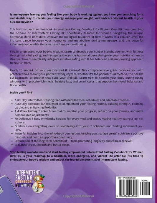 Intermittent Fasting Cookbook for Women Over 50: Reignite Your Metabolism, Feel Fantastic, and Embrace a Healthier You in Your 50s and Beyond! - My Store