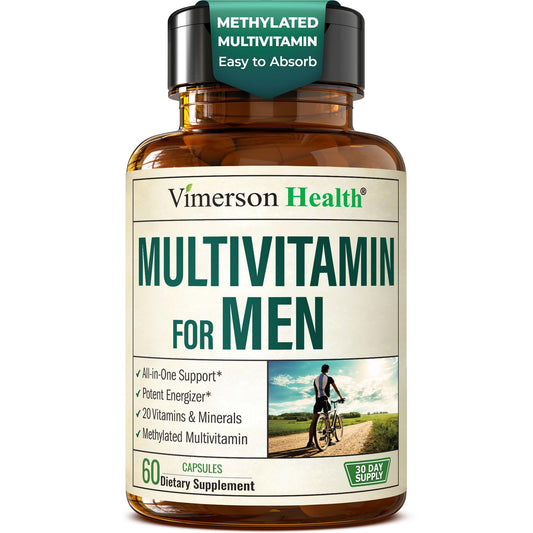 Multivitamin for Men – Methylated Mens Multivitamins & Multiminerals Capsules with Vitamin B12, A, D, C, Zinc, Magnesium & More for Complete Daily Support – High Potency Bioavailable Vitamins for Men - My Store