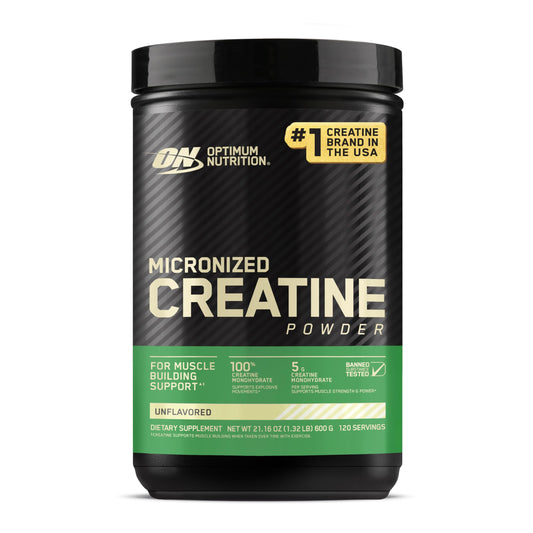 Optimum Nutrition Micronized Creatine Monohydrate Powder, Unflavored, 60 Servings, 300 Grams (Packaging May Vary) - My Store