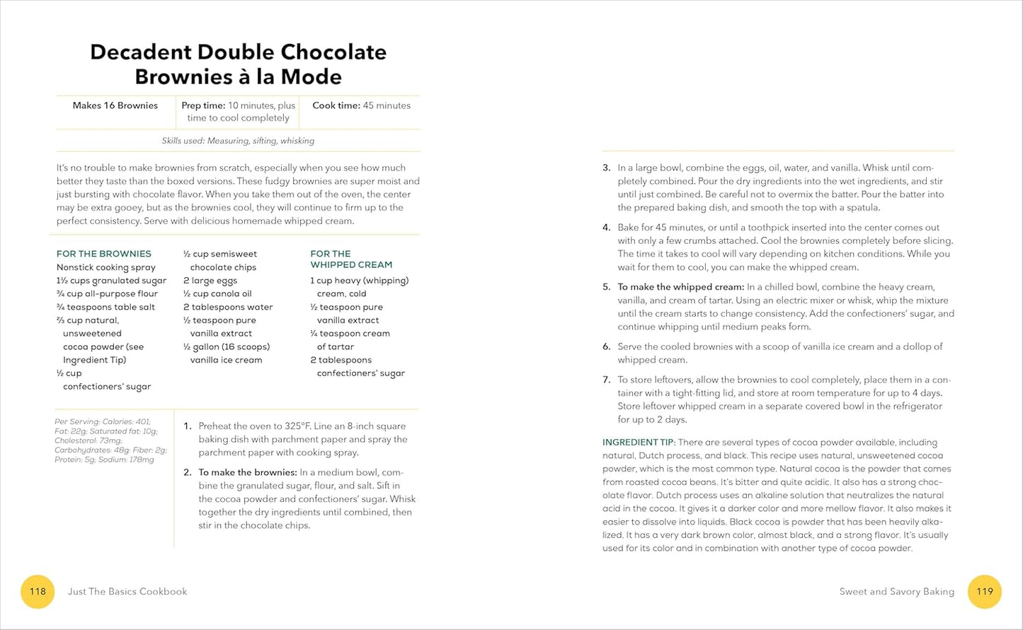 Just the Basics Cookbook: Learn How to Cook with Essential Techniques and Fundamental Recipes