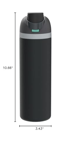 Owala FreeSip Insulated Stainless Steel Water Bottle with Straw, BPA-Free Sports Water Bottle, Great for Travel, 24 Oz, Denim