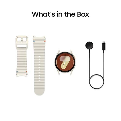 Samsung Galaxy Watch 7 40mm Bluetooth AI Smartwatch w/Energy Score, Wellness Tips, Heart Rate Tracking, Sleep Monitor, Fitness Tracker, 2024, Cream [US Version, 1Yr Manufacturer Warranty] - My Store