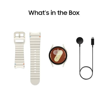 Samsung Galaxy Watch 7 40mm Bluetooth AI Smartwatch w/Energy Score, Wellness Tips, Heart Rate Tracking, Sleep Monitor, Fitness Tracker, 2024, Cream [US Version, 1Yr Manufacturer Warranty] - My Store