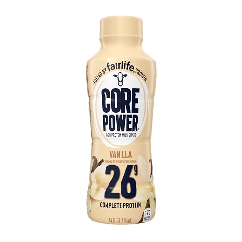 Core Power Protein Shake, Chocolate, 26g Bottle, 14oz, 12 Pack - My Store