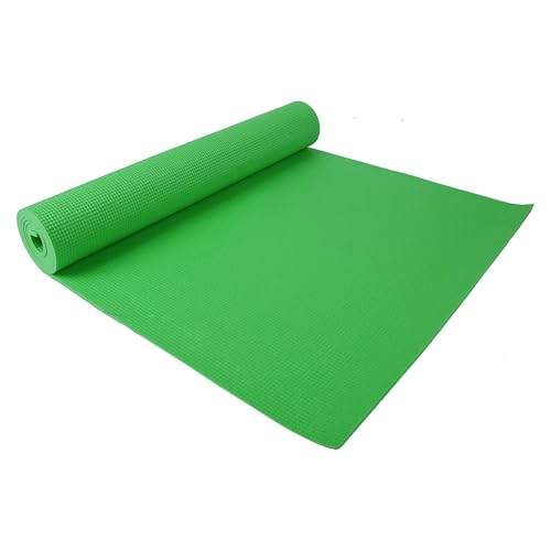 Fitvids All Purpose 1/4-Inch High Density Anti-Tear Exercise Yoga Mat with Carrying Strap, Multiple Colors