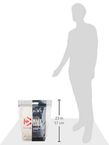 Dymatize Super Mass Gainer Protein Powder, Gourmet Vanilla, 52g Protein, 1g Creatine, 1280 Calories, 10.7g BCAAs, 245g Carbs, Contains Whey Protein Powder, Isolate, and Casein (8 Servings)