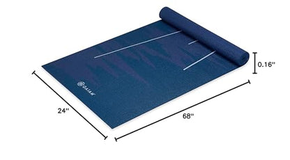 Gaiam Print Yoga Mat, Non Slip Exercise & Fitness Mat for All Types of Yoga, Pilates & Floor Exercises - My Store