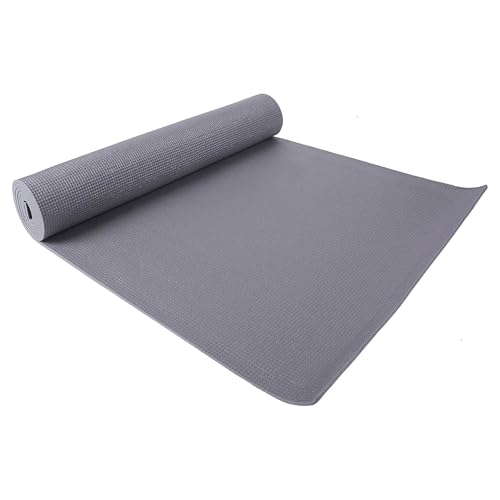 Fitvids All Purpose 1/4-Inch High Density Anti-Tear Exercise Yoga Mat with Carrying Strap, Multiple Colors
