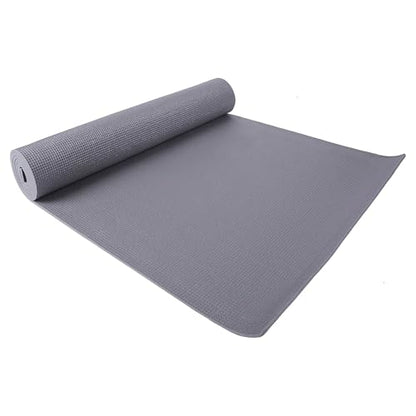 Fitvids All Purpose 1/4-Inch High Density Anti-Tear Exercise Yoga Mat with Carrying Strap, Multiple Colors
