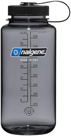 Nalgene Sustain Tritan BPA-Free Water Bottle Made with Material Derived From 50% Plastic Waste (using ISCC certified mass balance), 32 OZ, Wide Mouth - My Store