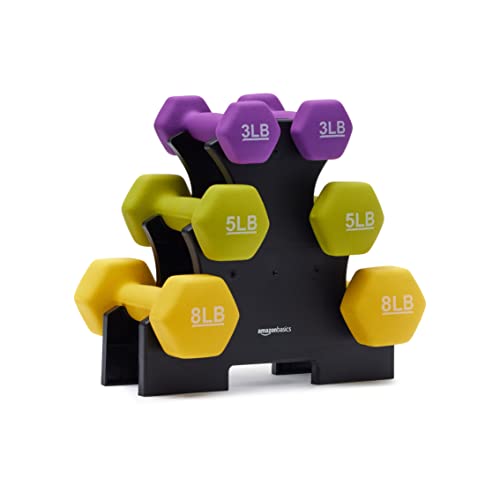 Amazon Basics Neoprene Dumbbell Hand Weights for Exercise and Muscle Toning - My Store