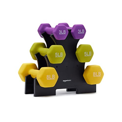 Amazon Basics Neoprene Dumbbell Hand Weights for Exercise and Muscle Toning - My Store