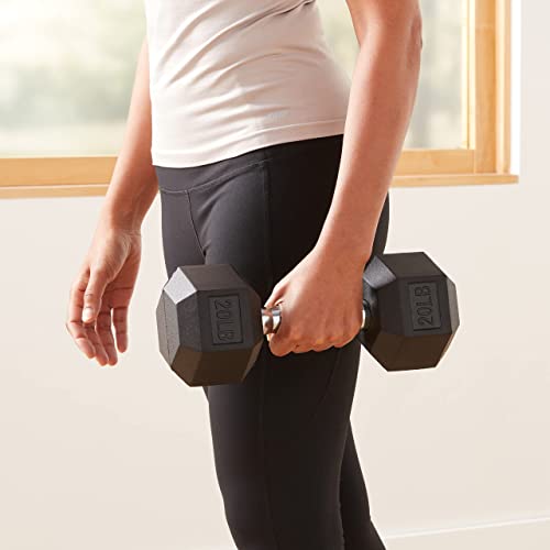 Amazon Basics Rubber Hex Dumbbell Hand Weight - My Store