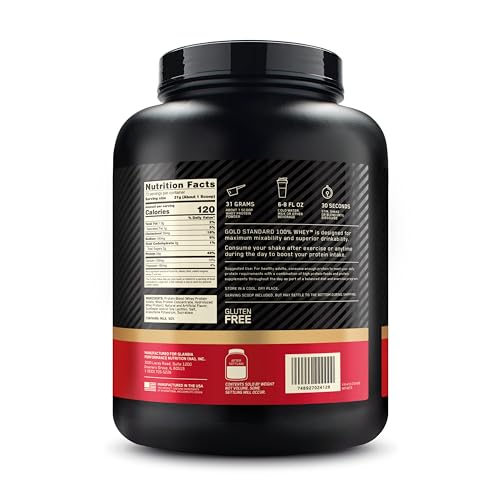 Optimum Nutrition Gold Standard 100% Whey Protein Powder, Double Rich Chocolate, 5 Pound (Packaging May Vary) - My Store