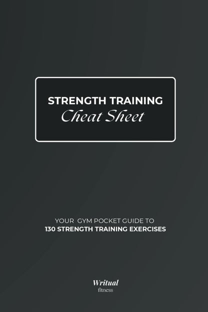 Strength Training Exercises - Cheat Sheet Book: A Gym Pocket Guide with Exercise illustrations & Step-By-Step Instructions | 4" x 6" - My Store