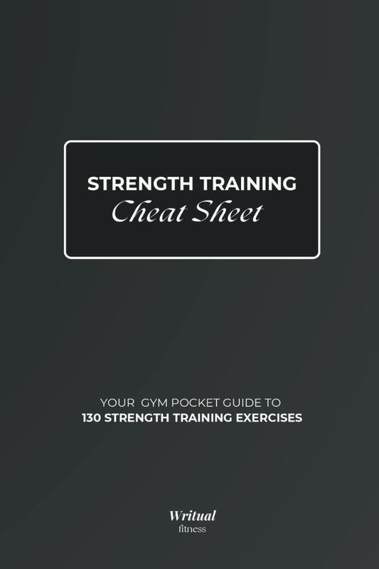 Strength Training Exercises - Cheat Sheet Book: A Gym Pocket Guide with Exercise illustrations & Step-By-Step Instructions | 4" x 6" - My Store