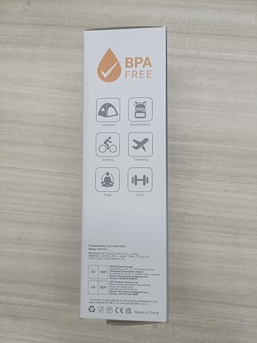 Sahara Sailor Water Bottle, 32/25/17oz Durable and Leakproof Water Bottles Motivational with Time Marker, Tritan, BPA Free, Wide Mouth with Easy Clean Brush for Gym, Travel, School, Office (1 Bottle) - My Store