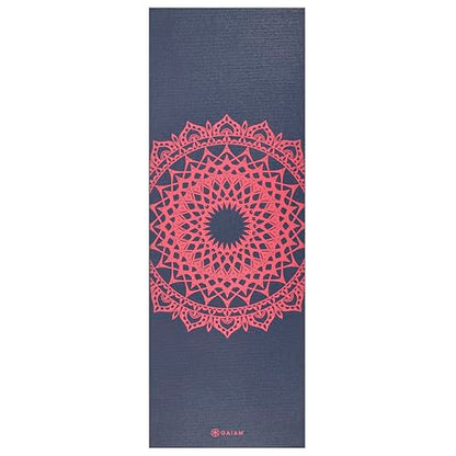 Gaiam Print Yoga Mat, Non Slip Exercise & Fitness Mat for All Types of Yoga, Pilates & Floor Exercises - My Store