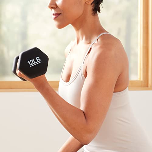 Amazon Basics Neoprene Dumbbell Hand Weights for Exercise and Muscle Toning - My Store