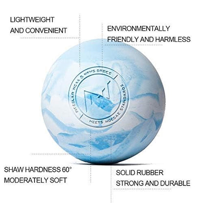 Massage Lacrosse Balls for Myofascial Release, SGS Certification, Massage Deep Tissue for Back and Shoulder, Trigger Point Therapy, Muscle Knots, Relieving Muscle Pain, Yoga Ball for Feet - My Store