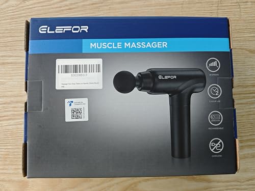Massage Gun Deep Tissue,Percussion Back Massager Gun for Athletes Muscle Massage Gun for Pain Relief with 8 Massage Heads & 20 Speeds (Matte Black) - My Store