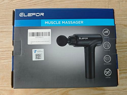 Massage Gun Deep Tissue,Percussion Back Massager Gun for Athletes Muscle Massage Gun for Pain Relief with 8 Massage Heads & 20 Speeds (Matte Black) - My Store