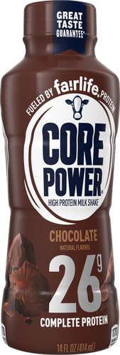 Core Power Protein Shake, Chocolate, 26g Bottle, 14oz, 12 Pack - My Store