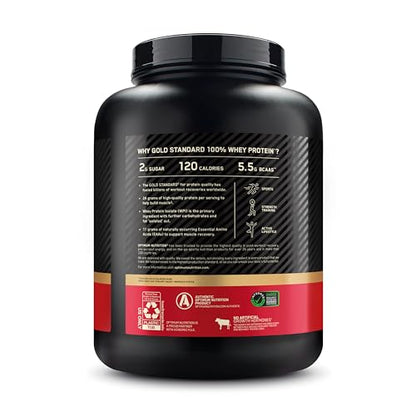 Optimum Nutrition Gold Standard 100% Whey Protein Powder, Double Rich Chocolate, 5 Pound (Packaging May Vary) - My Store