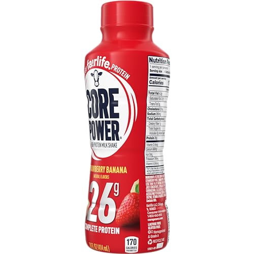 Core Power Protein Shake, Chocolate, 26g Bottle, 14oz, 12 Pack - My Store