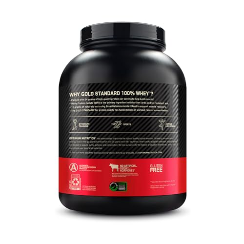 Optimum Nutrition Gold Standard 100% Whey Protein Powder, Double Rich Chocolate, 5 Pound (Packaging May Vary) - My Store
