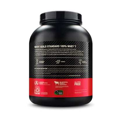 Optimum Nutrition Gold Standard 100% Whey Protein Powder, Double Rich Chocolate, 5 Pound (Packaging May Vary) - My Store