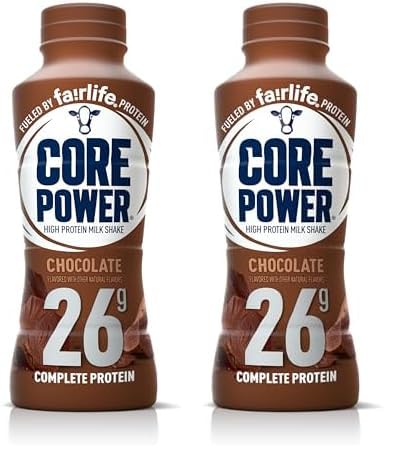 Core Power Protein Shake, Chocolate, 26g Bottle, 14oz, 12 Pack - My Store