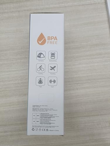 Sahara Sailor Water Bottle, 32/25/17oz Durable and Leakproof Water Bottles Motivational with Time Marker, Tritan, BPA Free, Wide Mouth with Easy Clean Brush for Gym, Travel, School, Office (1 Bottle) - My Store