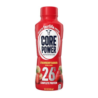 Core Power Protein Shake, Chocolate, 26g Bottle, 14oz, 12 Pack - My Store