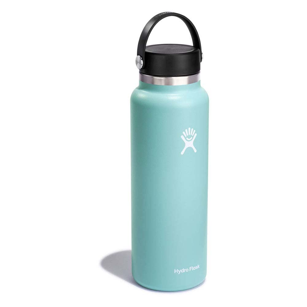 Hydro Flask Water Bottle - Insulated Stainless Steel - Wide Mouth Flex Lid, Non Spill, Leakproof and Refillable in 32 Oz Stone Gray