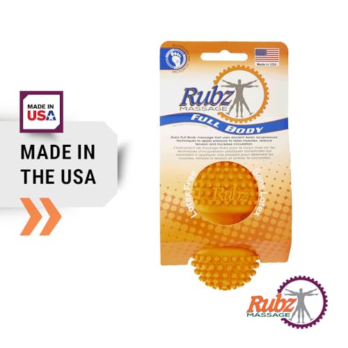 Due North Foot Rubz Hand & Back Massage Ball - Relieve Pain from Plantar Fasciitis, Tight Muscles & Sore Feet - Massage Tool - My Store