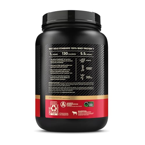 Optimum Nutrition Gold Standard 100% Whey Protein Powder, Double Rich Chocolate, 5 Pound (Packaging May Vary) - My Store