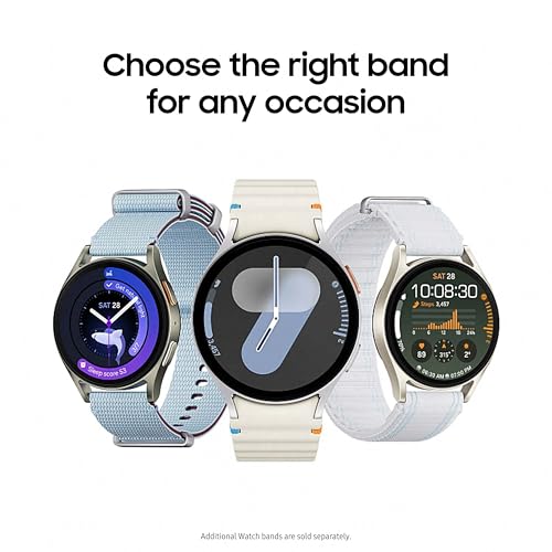 Samsung Galaxy Watch 7 40mm Bluetooth AI Smartwatch w/Energy Score, Wellness Tips, Heart Rate Tracking, Sleep Monitor, Fitness Tracker, 2024, Cream [US Version, 1Yr Manufacturer Warranty] - My Store