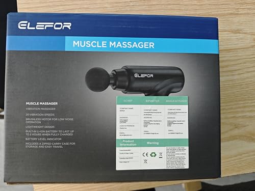 Massage Gun Deep Tissue,Percussion Back Massager Gun for Athletes Muscle Massage Gun for Pain Relief with 8 Massage Heads & 20 Speeds (Matte Black) - My Store
