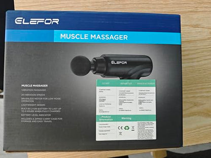Massage Gun Deep Tissue,Percussion Back Massager Gun for Athletes Muscle Massage Gun for Pain Relief with 8 Massage Heads & 20 Speeds (Matte Black) - My Store