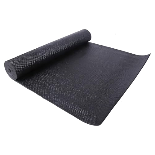 Fitvids All Purpose 1/4-Inch High Density Anti-Tear Exercise Yoga Mat with Carrying Strap, Multiple Colors