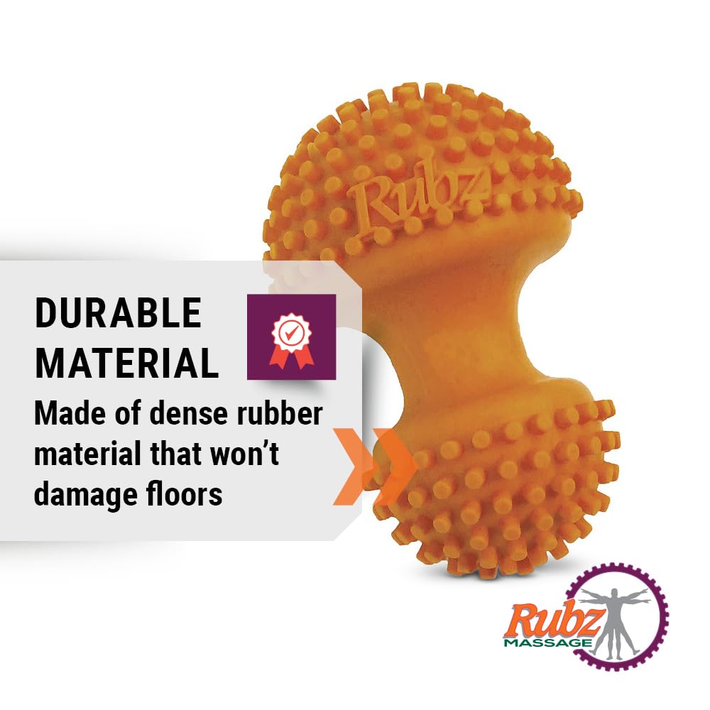 Due North Foot Rubz Hand & Back Massage Ball - Relieve Pain from Plantar Fasciitis, Tight Muscles & Sore Feet - Massage Tool - My Store