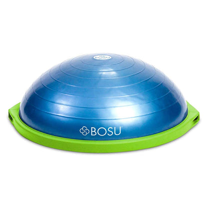 Bosu Balance Ball Exercise Trainer, Home Gym Equipment w/ Guided Workouts & Pump, 26", Blue - Inflatable Fitness Platform for Strength Training, Standing, Balancing, and Core Workout - My Store