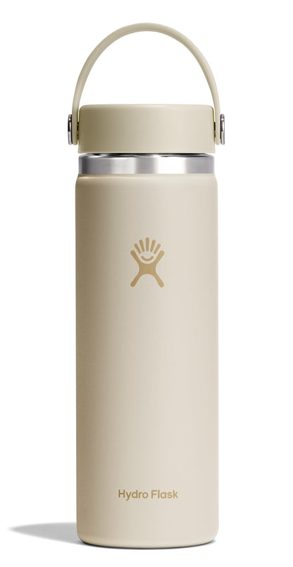 Hydro Flask Water Bottle - Insulated Stainless Steel - Wide Mouth Flex Lid, Non Spill, Leakproof and Refillable in 32 Oz Stone Gray