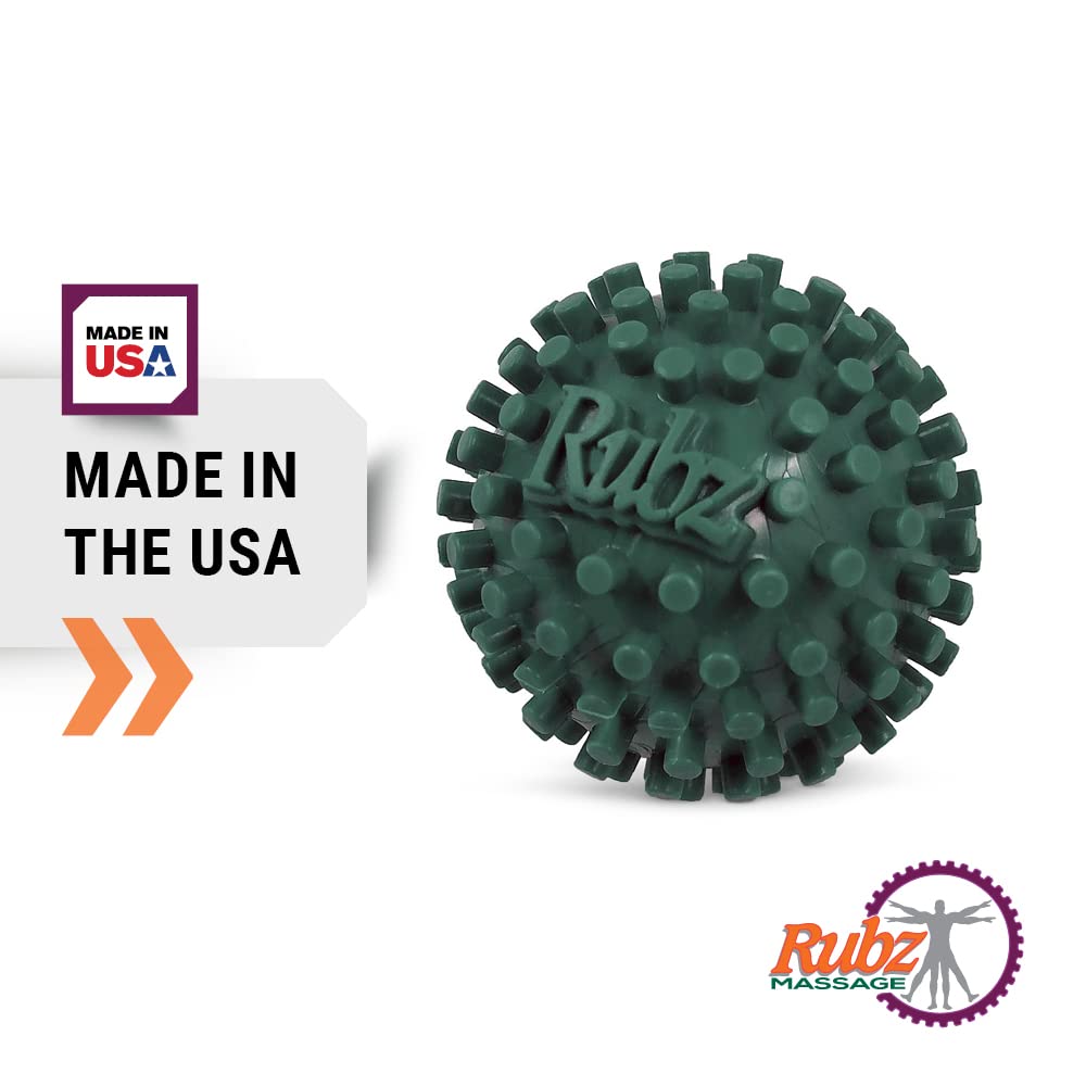 Due North Foot Rubz Hand & Back Massage Ball - Relieve Pain from Plantar Fasciitis, Tight Muscles & Sore Feet - Massage Tool - My Store