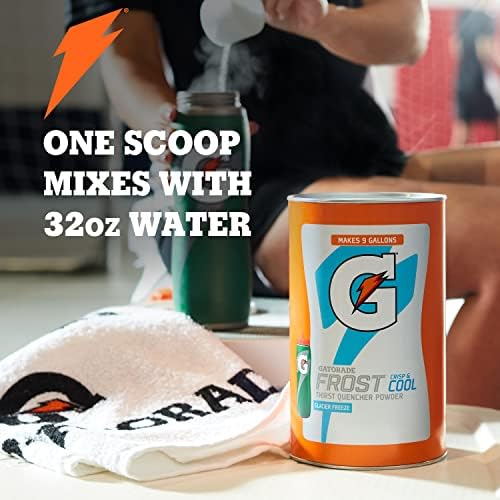 Gatorade Thirst Quencher Powder, Frost Glacier Freeze, 76.5 Ounce, Pack of 1 - My Store