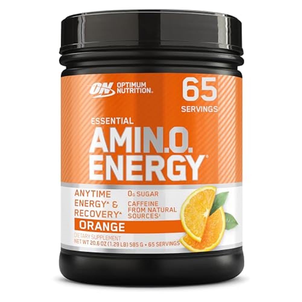 Optimum Nutrition Amino Energy - Pre Workout with Green Tea, BCAA, Amino Acids, Keto Friendly, Green Coffee Extract, Energy Powder - Concord Grape, 65 Servings (Packaging May Vary)