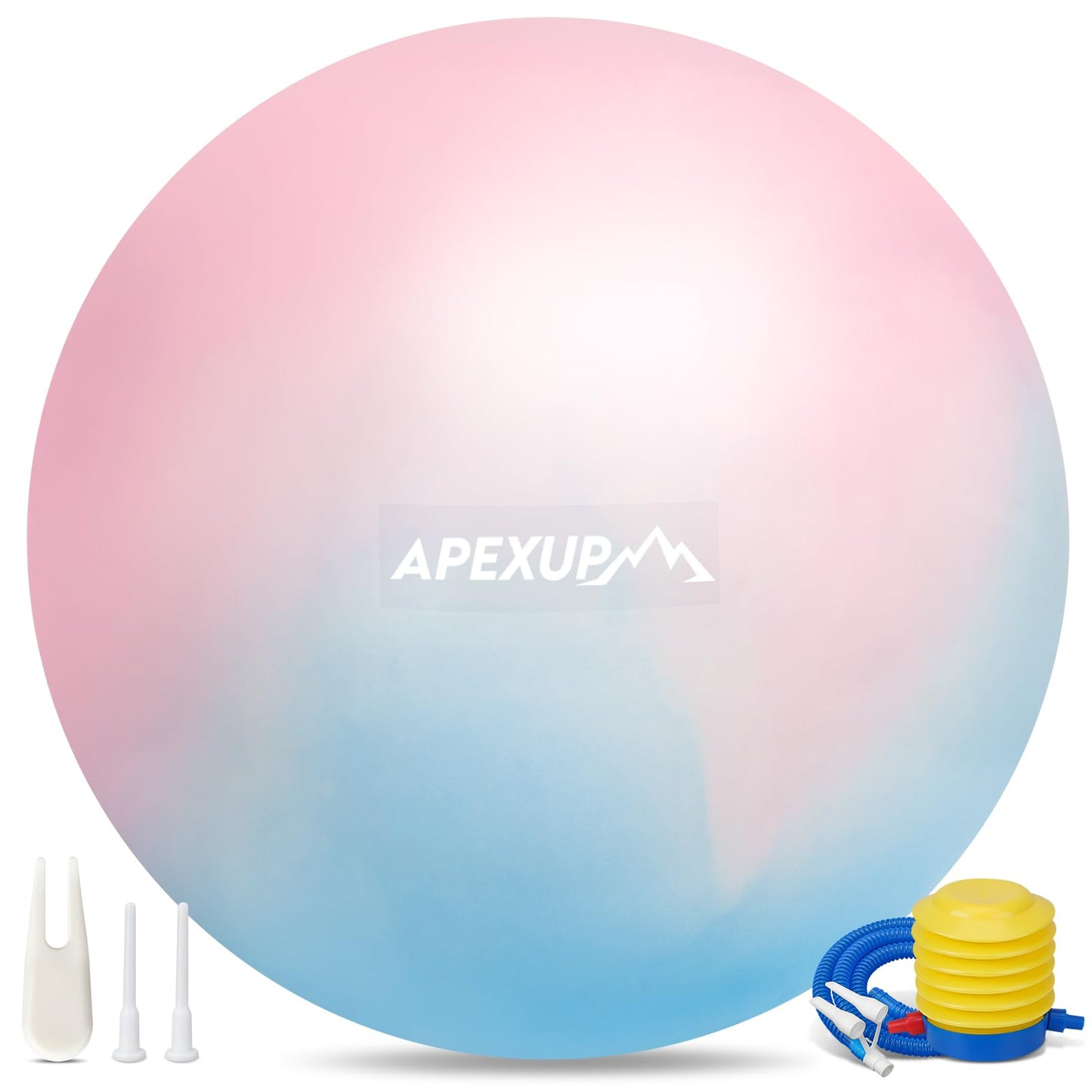 APEXUP Yoga & Pilates Ball - Anti Slip Heavy Duty Gym Ball for Fitness, Balance & Core Workout - My Store