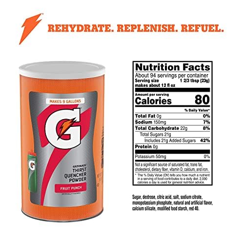 Gatorade Thirst Quencher Powder, Frost Glacier Freeze, 76.5 Ounce, Pack of 1 - My Store